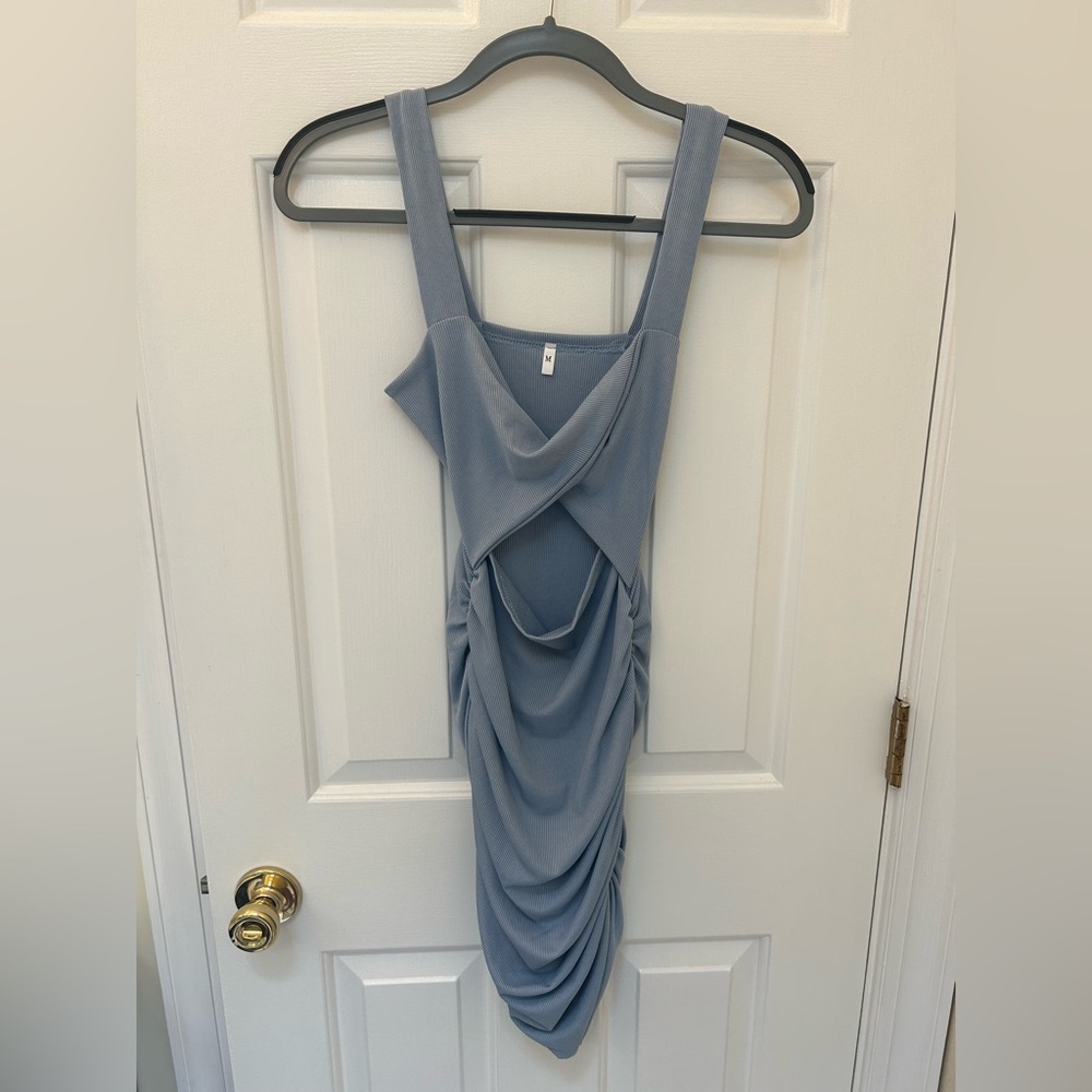 Cut out cinched mini dress